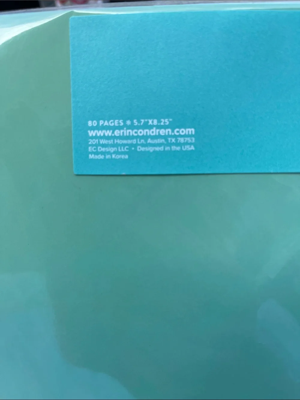 New set of erin condren colorblends petite planner journals - no longer avail